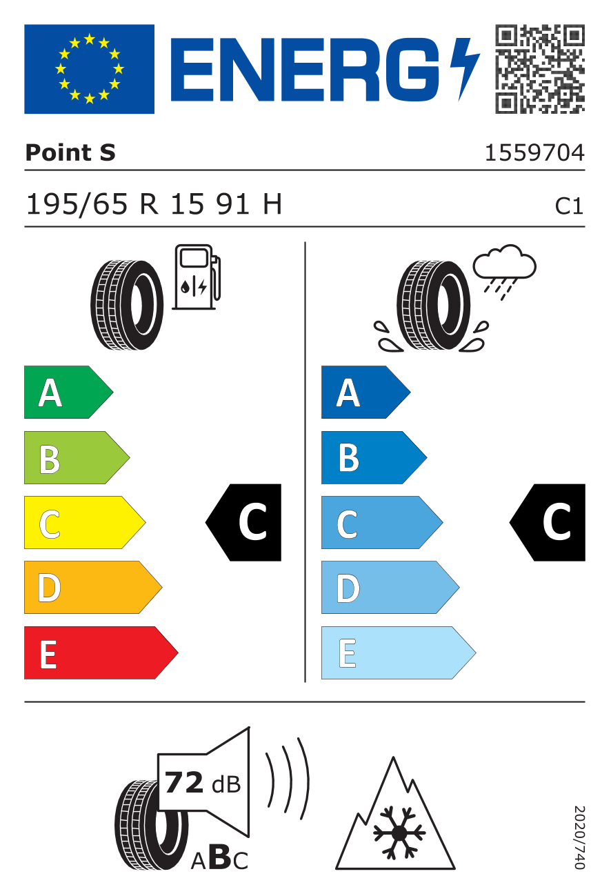 POINT S POINT S 4 SEASONS 3 195/65 R15 91H - европейски етикет