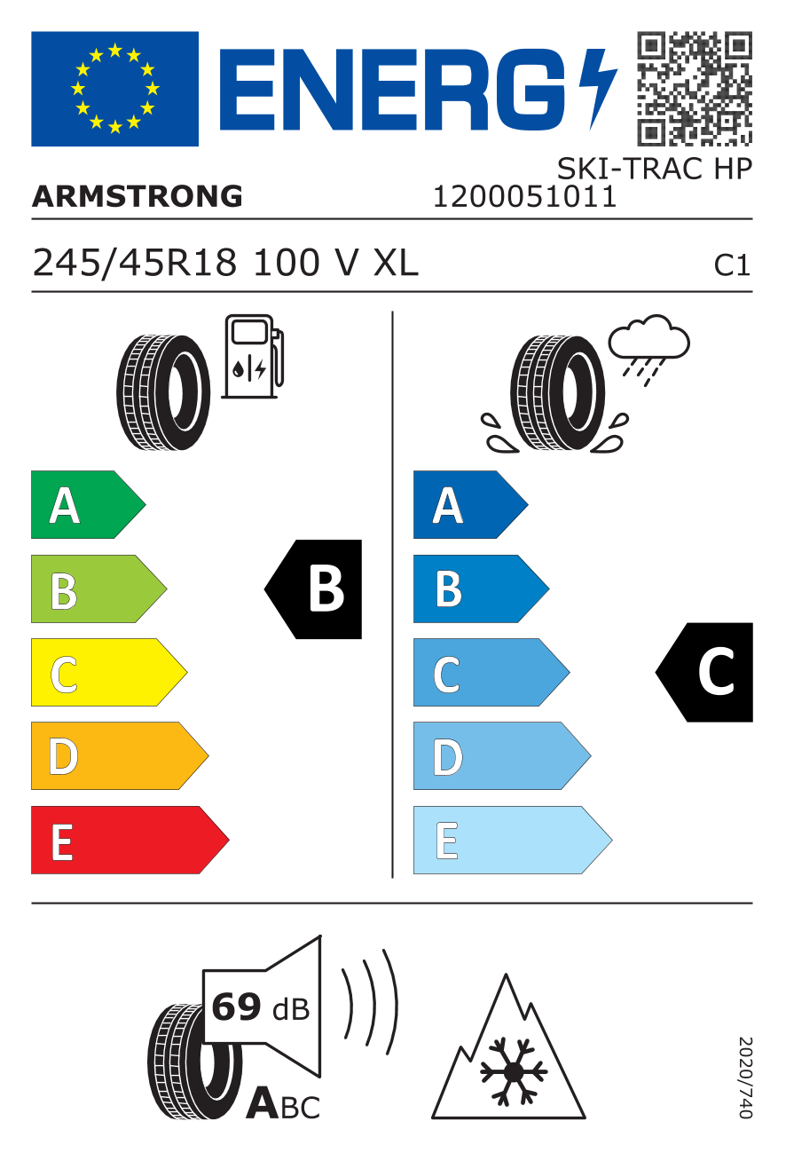 GOODYEAR UG PERF 3 XL XL 215/55 R17 98V - европейски етикет