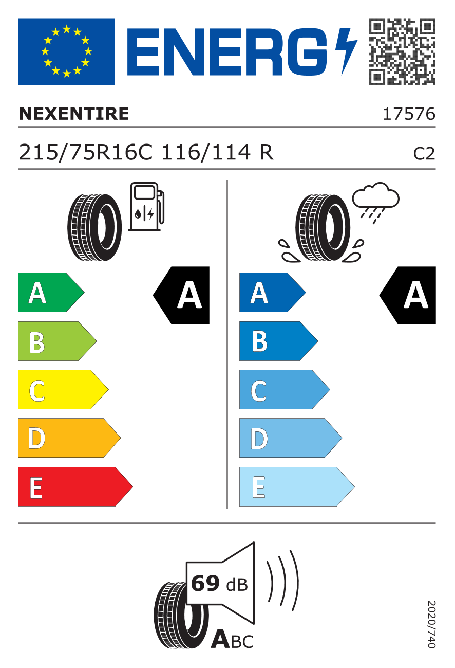 NEXEN NEXEN Roadian CTX 215/75 R16 116R - европейски етикет
