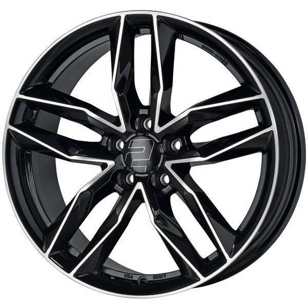 Алуминиеви джанти 2DRV WH40 SCHWARZ HG POL. 8.5Jx19