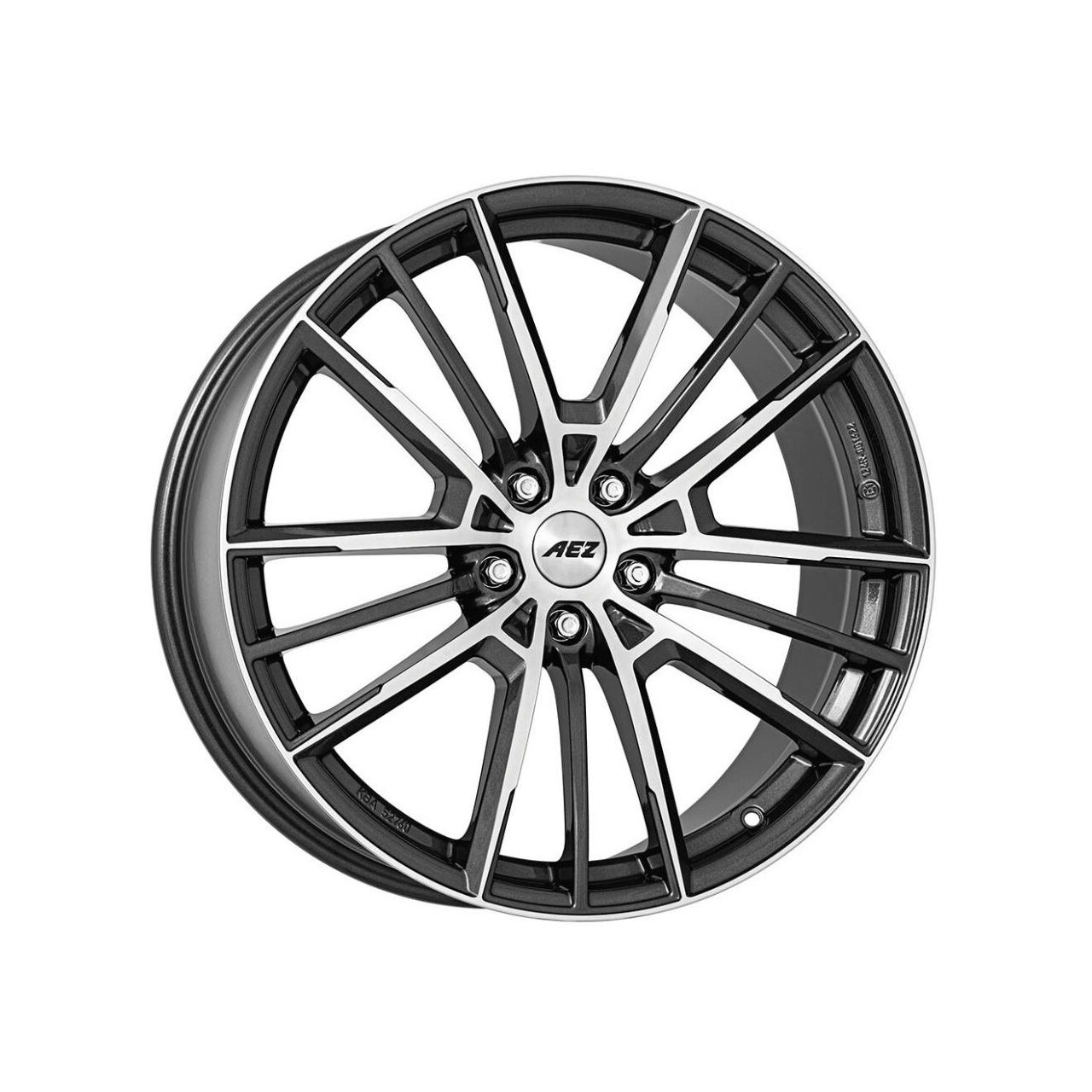 AEZ Kaiman dark Gunmetal/polished 8Jx18 Алуминиеви джанти AEZ Kaiman dark Gunmetal/polished 8Jx18