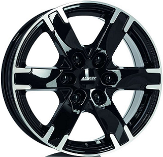 Алуминиеви джанти ALUTEC TITAN Gloss Black / Polished 7.5Jx17