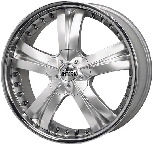 ANTERA 345-SL SILVER STEEL LIP 8.5Jx18 Алуминиеви джанти ANTERA 345-SL SILVER STEEL LIP 8.5Jx18
