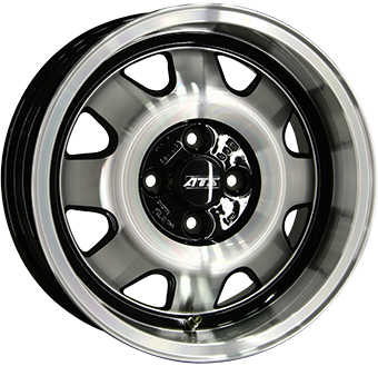 ATS CUP Gloss Black / Polished 7Jx15 Jante din aliaj ATS CUP Gloss Black / Polished 7Jx15