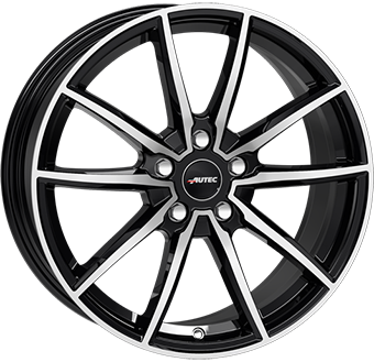 AUTEC SKARA Gloss Black / Polished 8.5Jx19 Ζάντες κραμάτων AUTEC SKARA Gloss Black / Polished 8.5Jx19