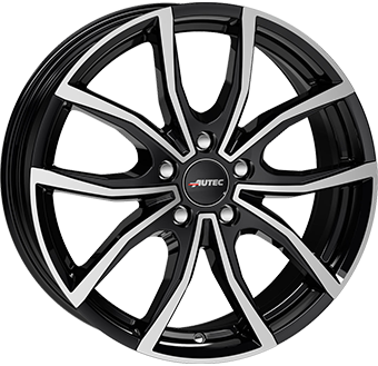 AUTEC VIDRA Gloss Black / Polished 6Jx15 Алуминиеви джанти AUTEC VIDRA Gloss Black / Polished 6Jx15