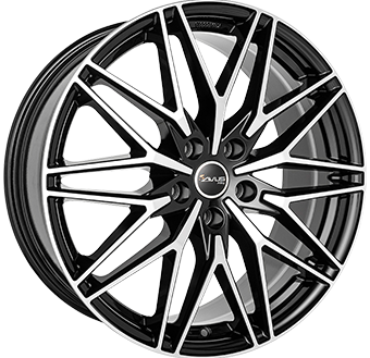 Jante din aliaj AVUS VELGEN AC-MB6 Gloss Black / Polished 8Jx19