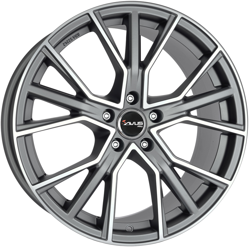 Алуминиеви джанти AVUS VELGEN AF18 Dull Anthracite / Polish 8.5Jx19