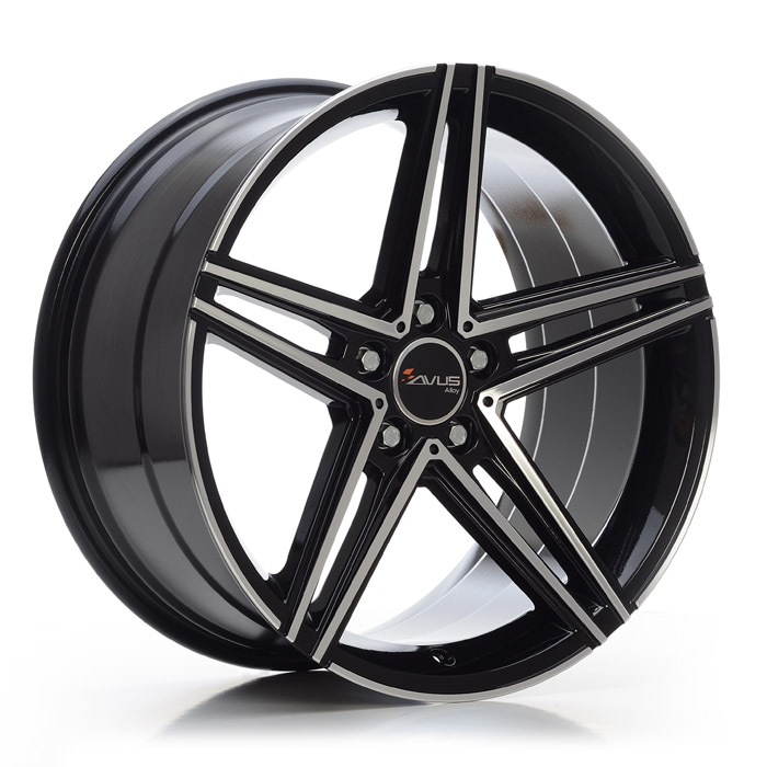Алуминиеви джанти AVUS AC-515K BLACK POLISHED 9.5Jx19