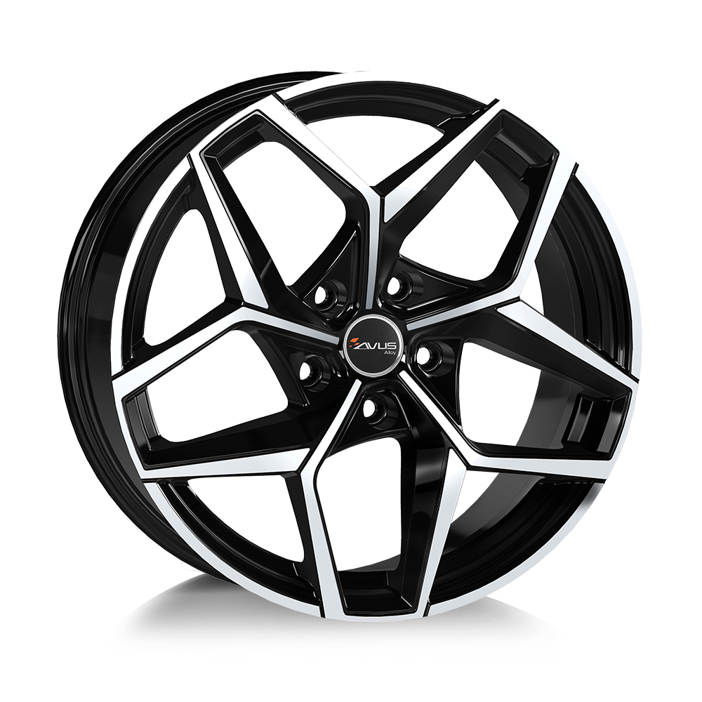 Ζάντες κραμάτων AVUS AC-523 BLACK POLISHED 8.5Jx19
