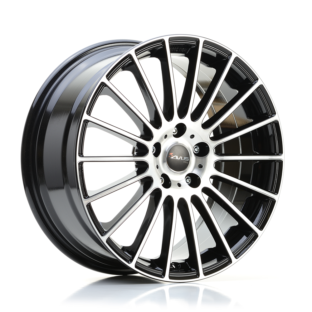 AVUS AC-M03 BLACK POLISHED 8Jx18 Ζάντες κραμάτων AVUS AC-M03 BLACK POLISHED 8Jx18