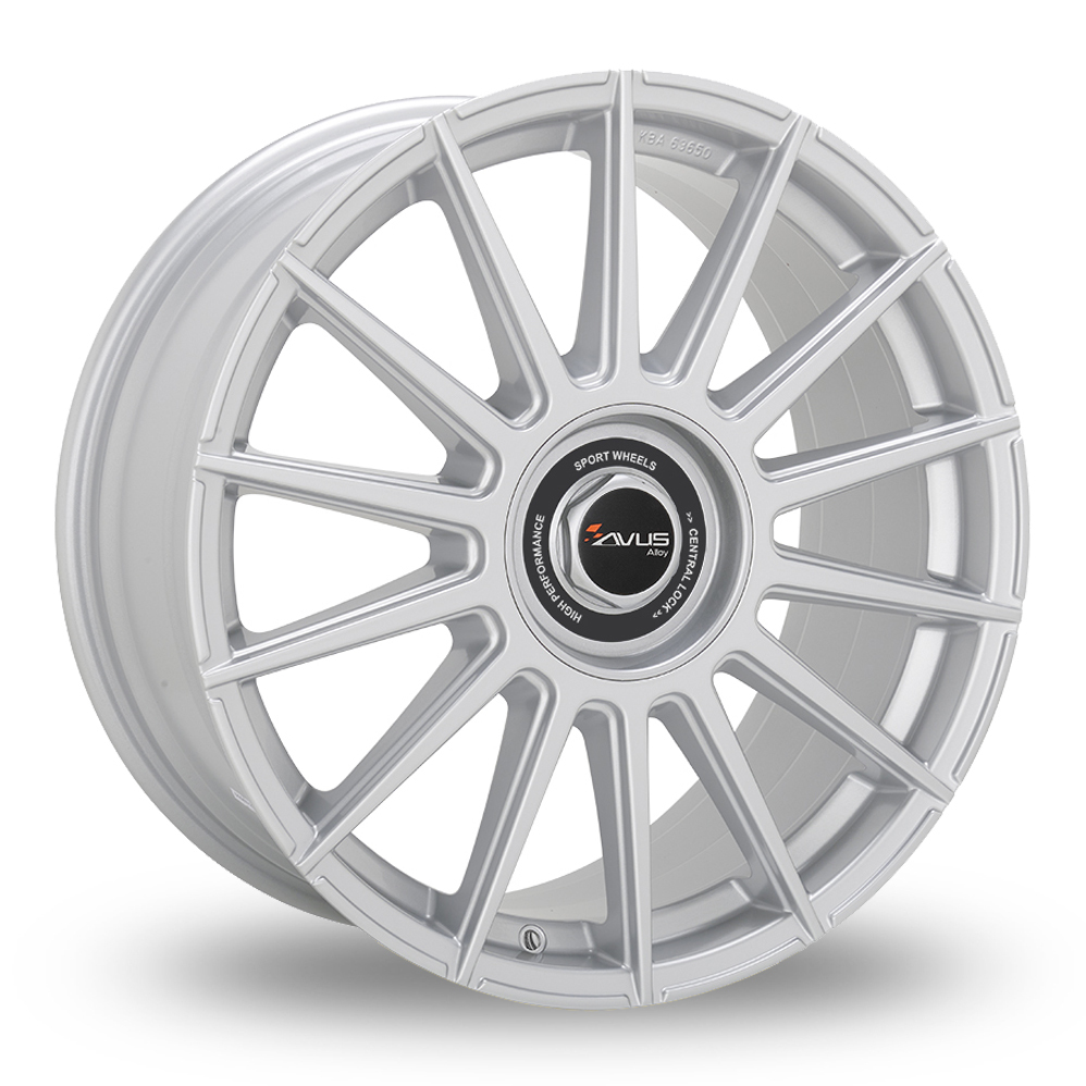AVUS AC-M09-HS HYPER SILVER 8Jx18 Ζάντες κραμάτων AVUS AC-M09-HS HYPER SILVER 8Jx18