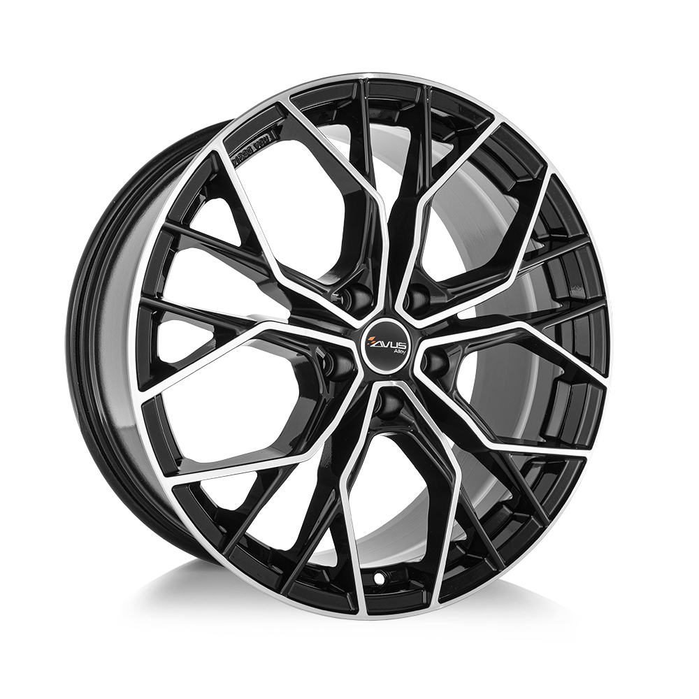 Алуминиеви джанти AVUS AC-M10 BLACK POLISHED 7.5Jx18