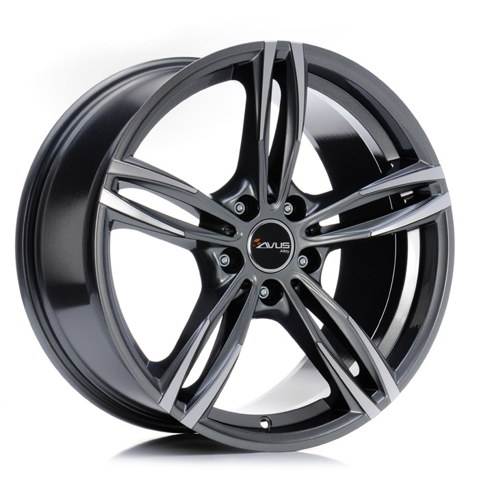 Ζάντες κραμάτων AVUS AC-MB3 ANTHRACITE POLISHED 7.5Jx17