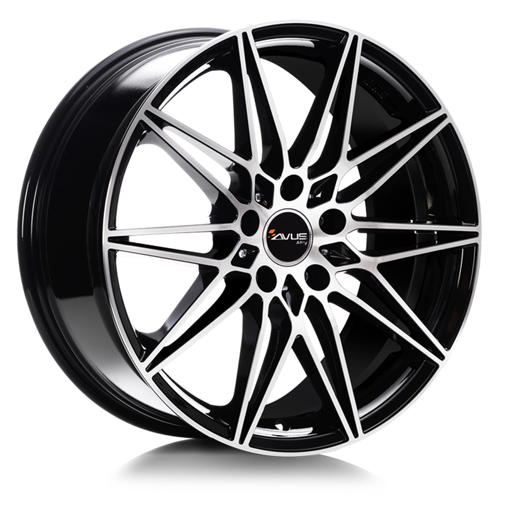 Алуминиеви джанти AVUS AC-MB5 BLACK POLISHED 8Jx18