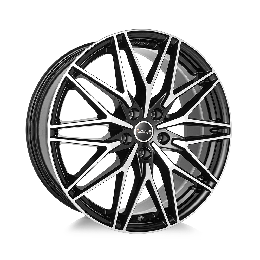 Ζάντες κραμάτων AVUS AC-MB6 BLACK POLISHED 7.5Jx18