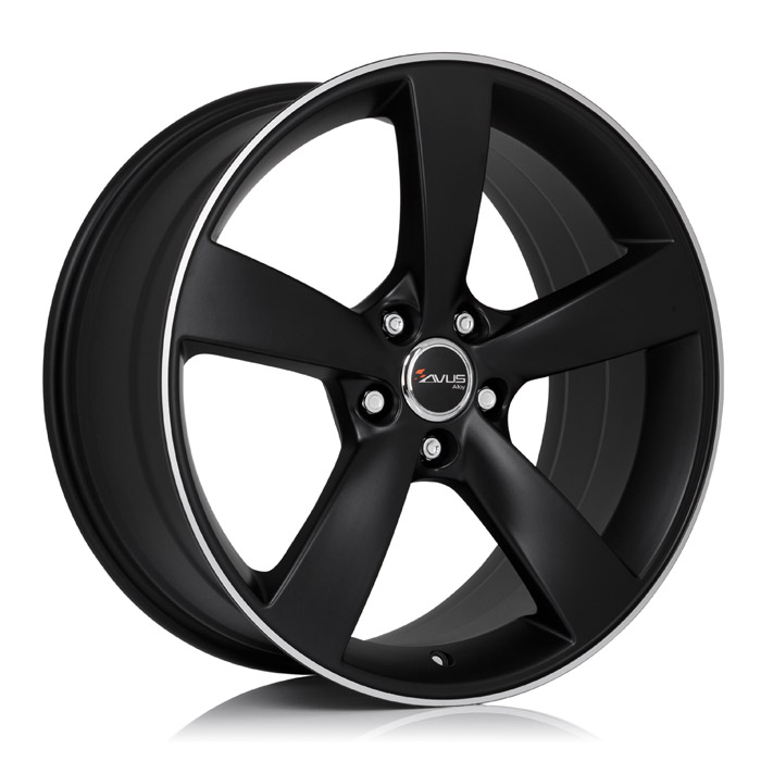 Алуминиеви джанти AVUS AF10 MATT BLACK POLISHED 10Jx21