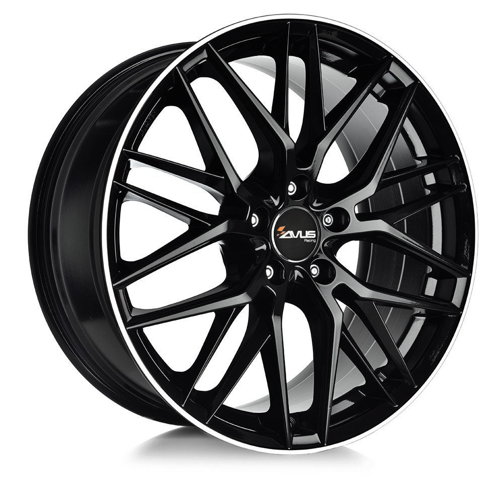 AVUS AF19 - RW 0.1 BLACK POLISHED LIP 8.5Jx19 Jante din aliaj AVUS AF19 - RW 0.1 BLACK POLISHED LIP 8.5Jx19