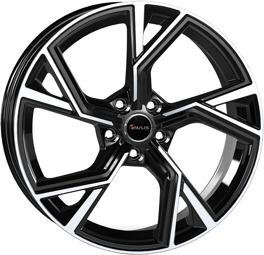 Алуминиеви джанти AVUS AF20 BLACK POLISHED 8Jx18