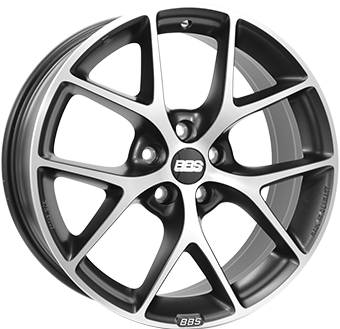 Ζάντες κραμάτων BBS Anthracite Dark / Polished 8Jx18