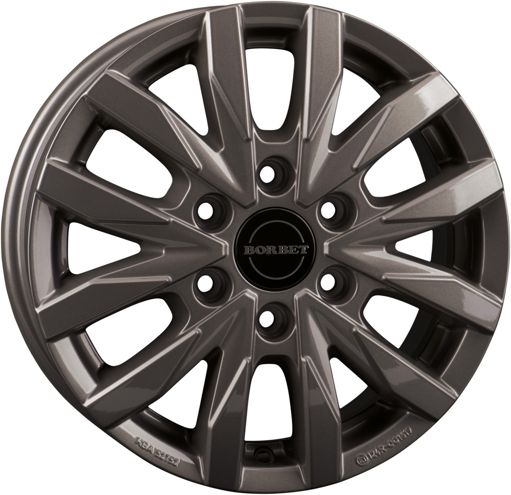 BORBET CW6 Anthracite Dark 6.5Jx16 Ζάντες κραμάτων BORBET CW6 Anthracite Dark 6.5Jx16