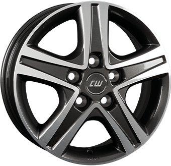 BORBET CWD Anthracite Dark / Polished 6Jx16 Jante din aliaj BORBET CWD Anthracite Dark / Polished 6Jx16