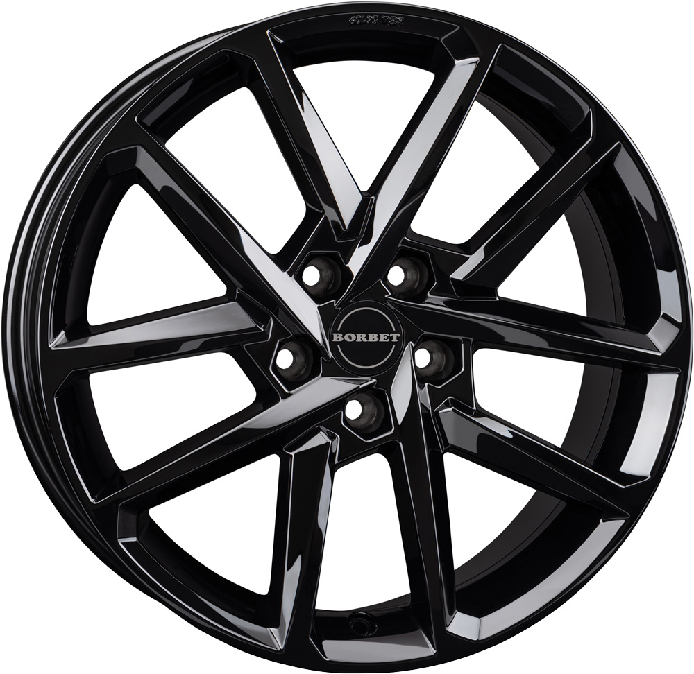 Алуминиеви джанти BORBET N BLACK GLOSSY 8Jx19