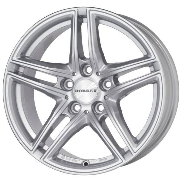 BORBET XR BRILLANTSILBER 6.5Jx16 Алуминиеви джанти BORBET XR BRILLANTSILBER 6.5Jx16