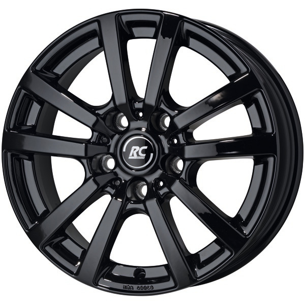 Jante din aliaj BROCK RC25T SCHWARZ-GLANZ 7Jx17