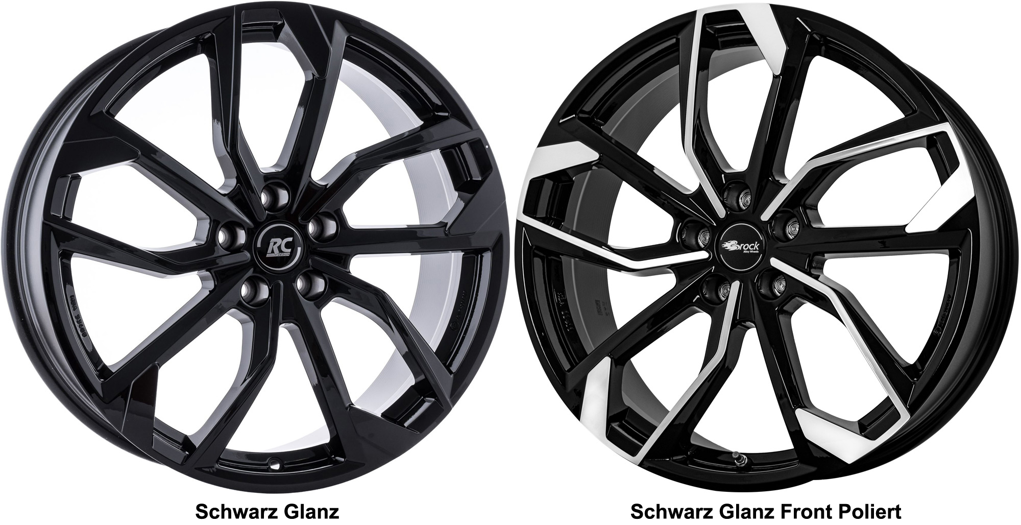 BROCK RC34 SCHWARZ-GLANZ 8Jx19 Алуминиеви джанти BROCK RC34 SCHWARZ-GLANZ 8Jx19