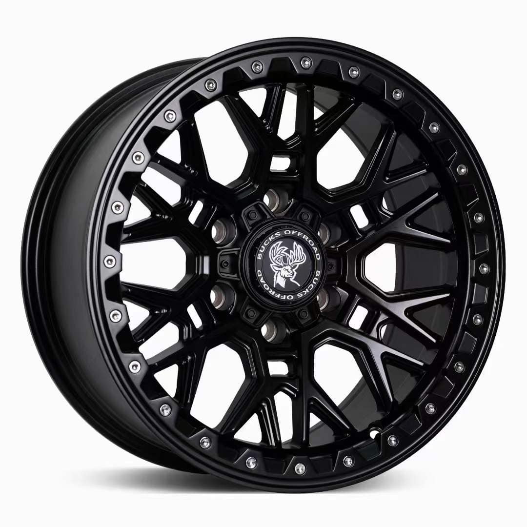 BUCKSOFFRO B504 Satin Black 8.5Jx17 Алуминиеви джанти BUCKSOFFRO B504 Satin Black 8.5Jx17
