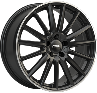 Алуминиеви джанти CMS C23 Gloss Black / Polished lip 8Jx20