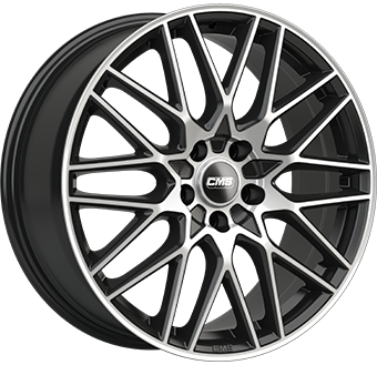 Алуминиеви джанти CMS C25 Black / Polished 9Jx20