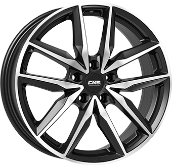 CMS C28 Gloss Black / Polished 7.5Jx18 Алуминиеви джанти CMS C28 Gloss Black / Polished 7.5Jx18