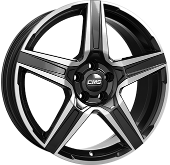 Jante din aliaj CMS C34 Gloss Black / Polished 7Jx17