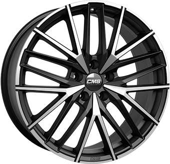 CMS C36 Dull Black / Polished 8Jx18 Алуминиеви джанти CMS C36 Dull Black / Polished 8Jx18