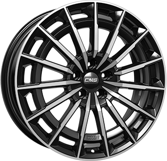 Алуминиеви джанти CMS C38 Gloss Black / Polished 8Jx19