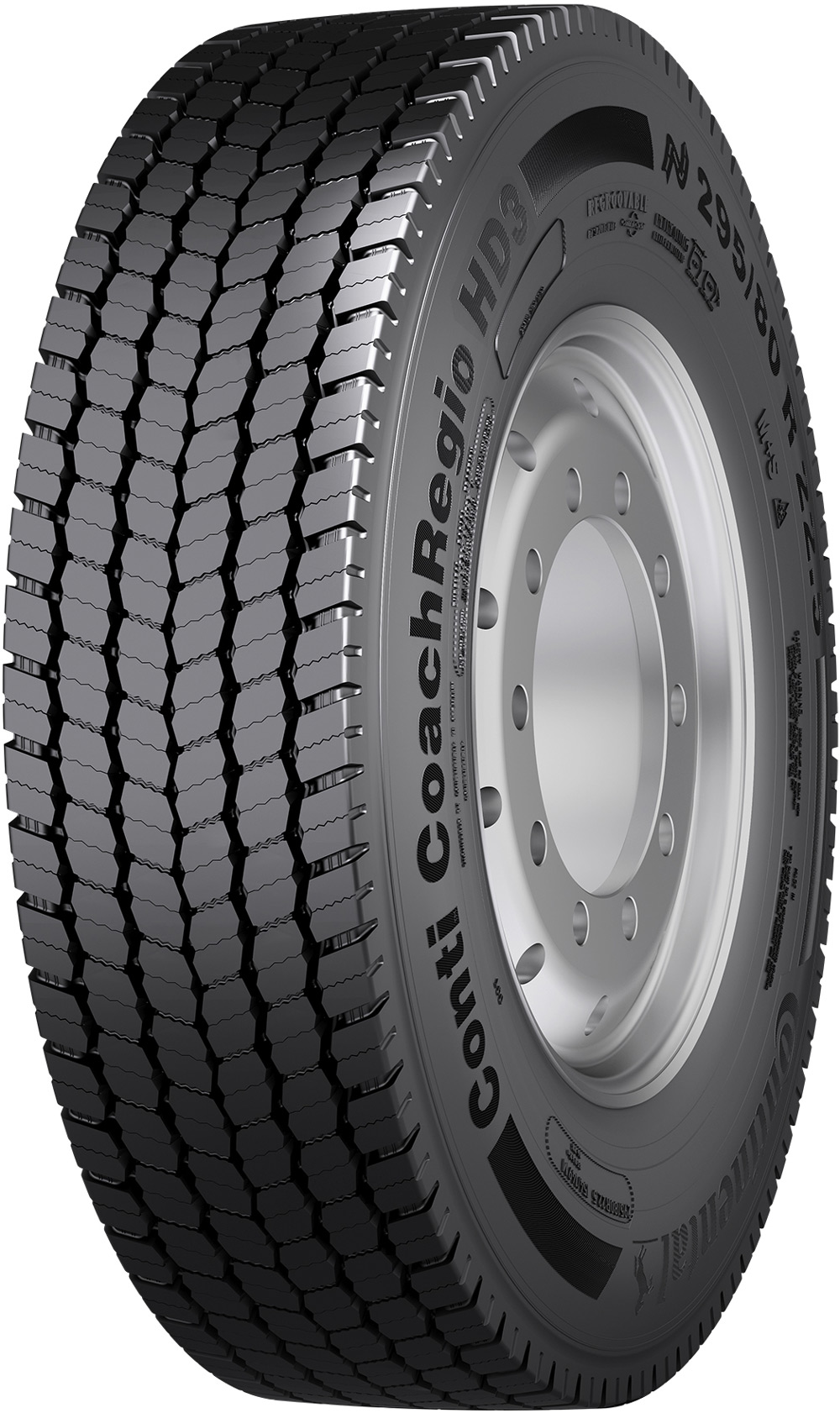 CONTINENTAL Conti CoachRegio HD3 16PR 295/80 R22.5 154M Тежкотоварни гуми CONTINENTAL Conti CoachRegio HD3 16PR 295/80 R22.5 154M