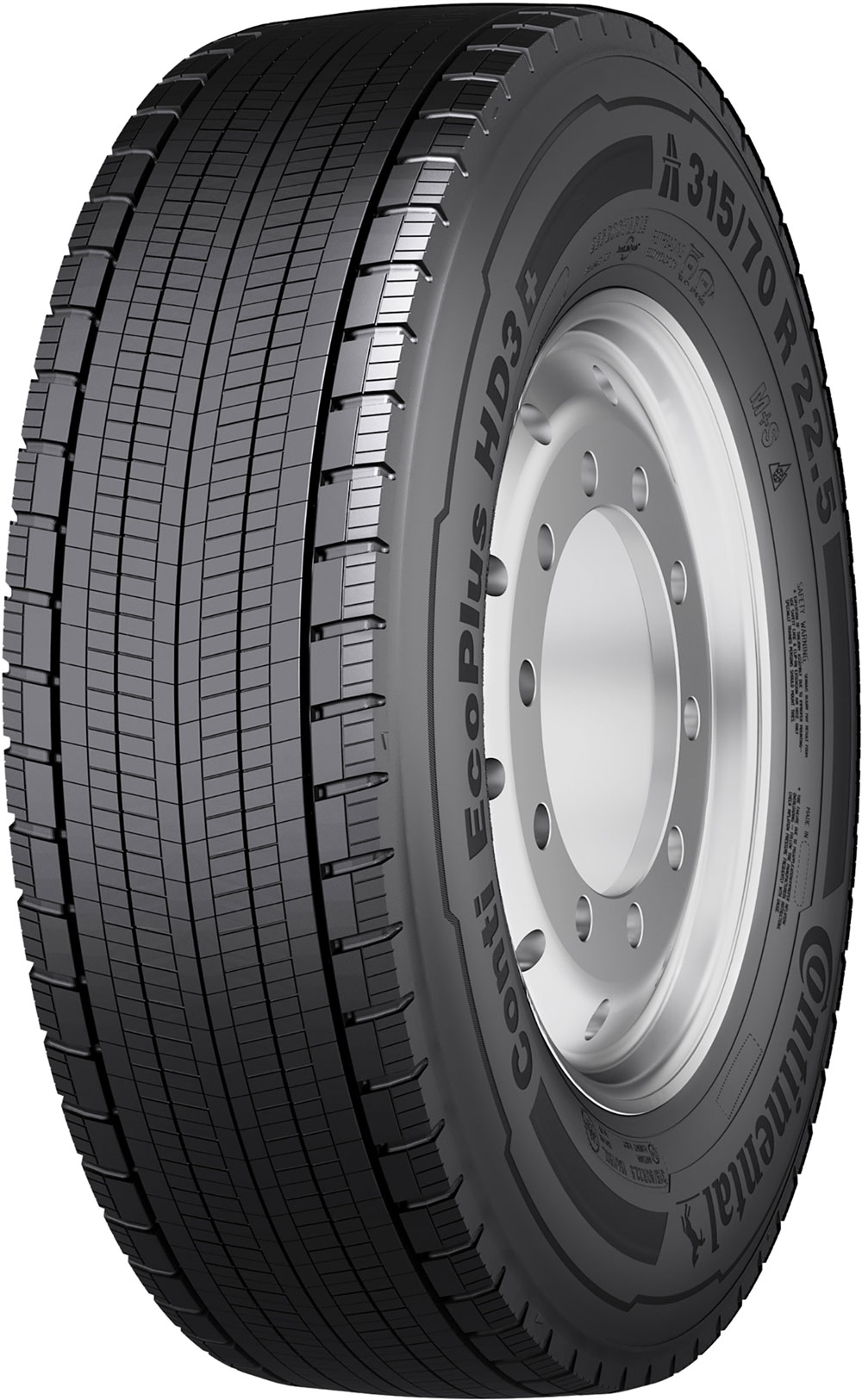 CONTINENTAL EcoPlus HD3 (CED3+) 20PR TL 315/60 R22.5 152L product_type-heavy_tires CONTINENTAL EcoPlus HD3 (CED3+) 20PR TL 315/60 R22.5 152L