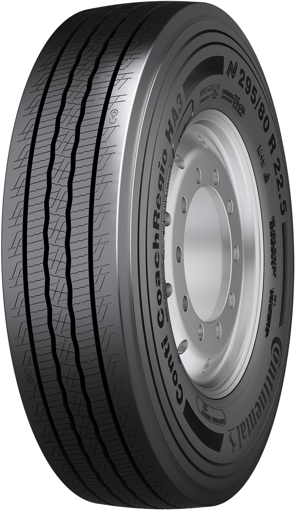 CONTINENTAL Conti CoachRegio HA3 16PR 295/80 R22.5 154M Тежкотоварни гуми CONTINENTAL Conti CoachRegio HA3 16PR 295/80 R22.5 154M