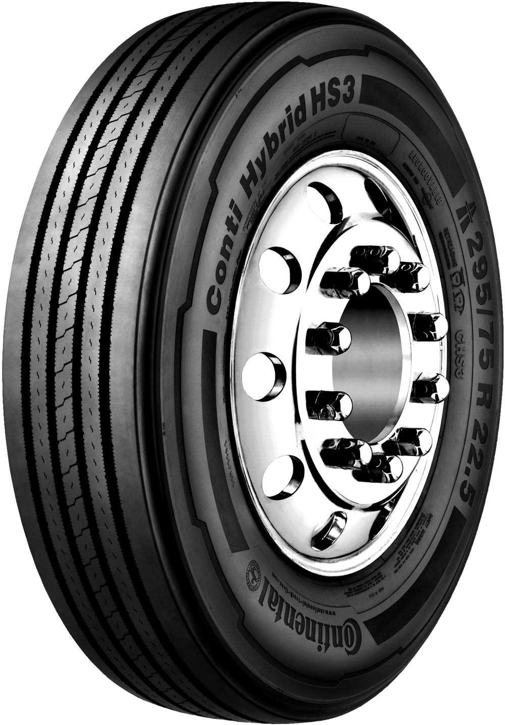 CONTINENTAL Conti Hybrid HS3 18PR 305/70 R19.5 148M Тежкотоварни гуми CONTINENTAL Conti Hybrid HS3 18PR 305/70 R19.5 148M