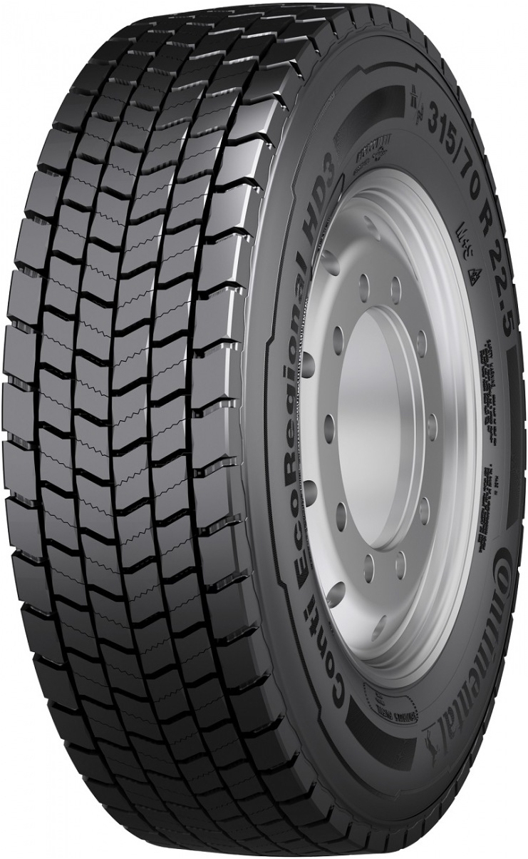 CONTINENTAL ContiEcoRegional HD3 16PR 295/80 R22.5 152M product_type-heavy_tires CONTINENTAL ContiEcoRegional HD3 16PR 295/80 R22.5 152M