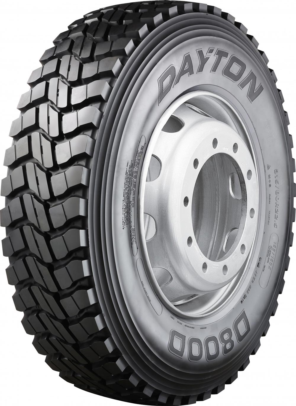 DAYTON D800D 13 R22.5 K product_type-heavy_tires DAYTON D800D 13 R22.5 K