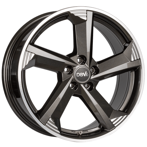 Алуминиеви джанти DBV Torino III anthrazit glänzend, front poliert 8Jx19