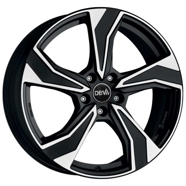 Алуминиеви джанти DBV Venezia KB schwarz, poliert 7Jx17