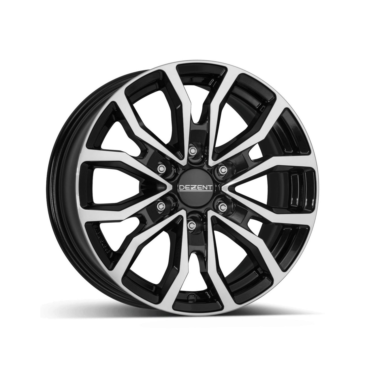 Алуминиеви джанти DEZENT KC dark Black/polished 7.5Jx18