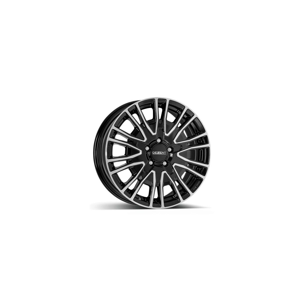 Алуминиеви джанти DEZENT KE dark Black/polished 7.5Jx18