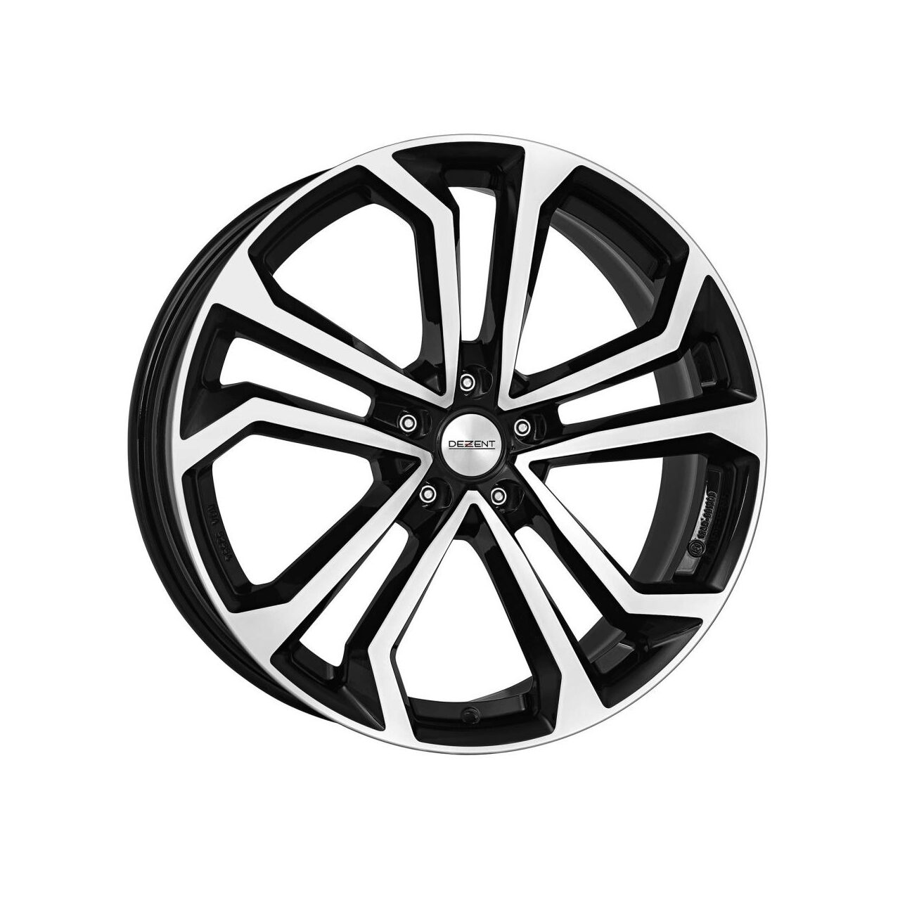 Алуминиеви джанти DEZENT TA dark Black/polished 7Jx18