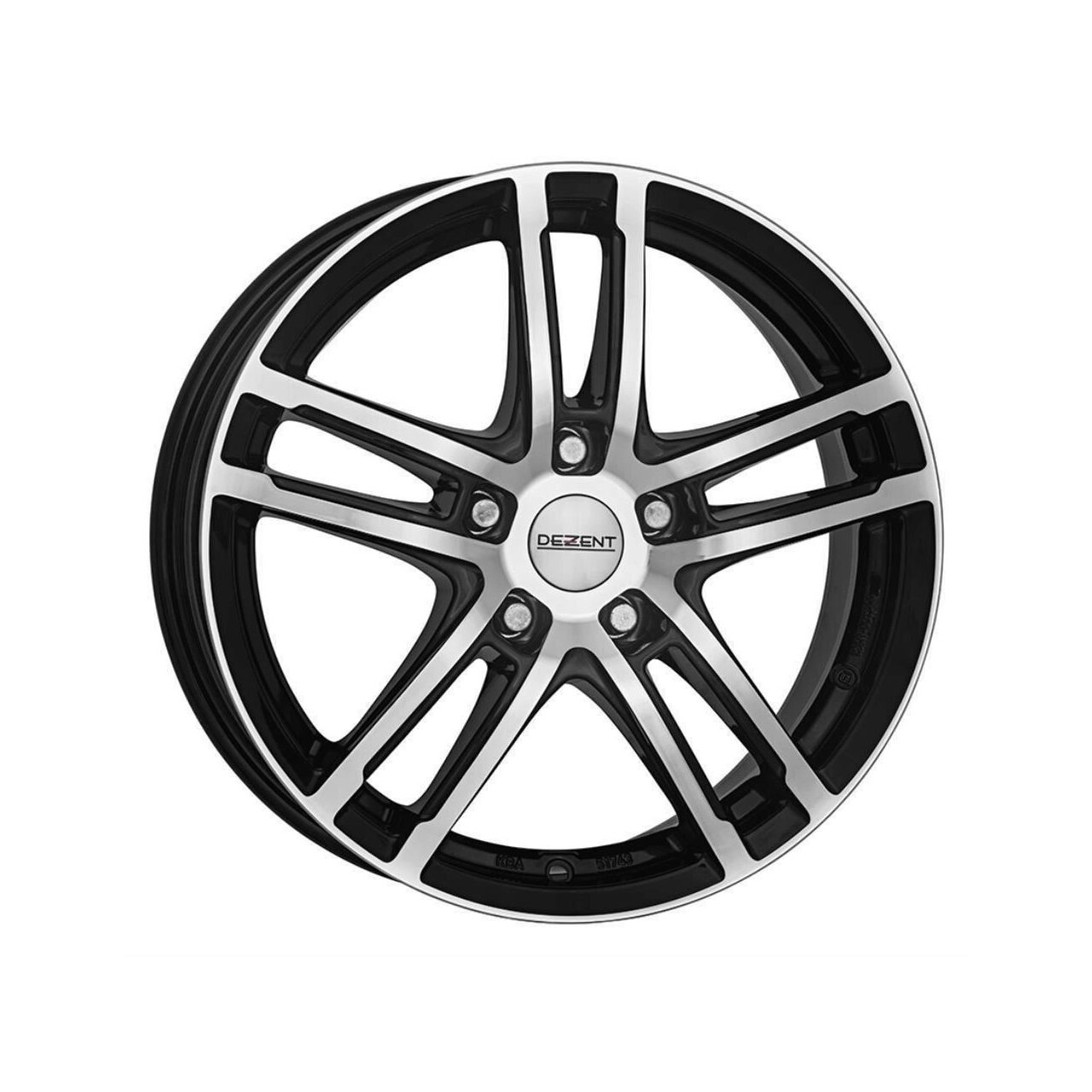 Алуминиеви джанти DEZENT TZ dark Black/polished 7.5Jx17