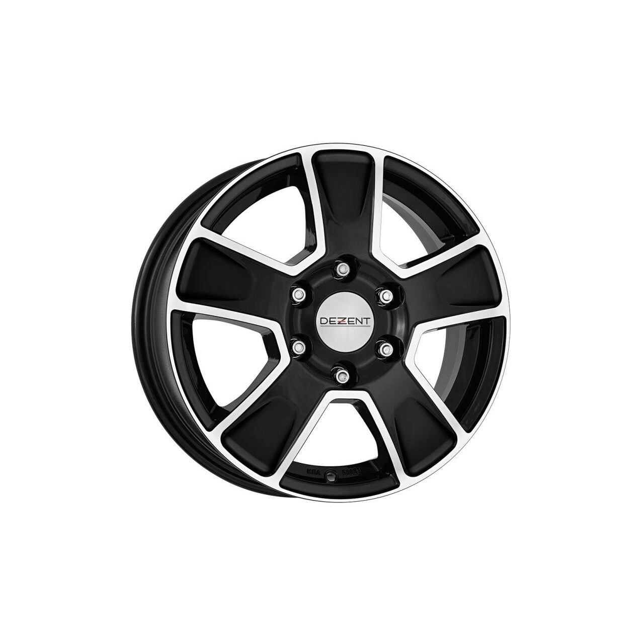 DEZENT Van dark Black/polished 6.5Jx16 Jante din aliaj DEZENT Van dark Black/polished 6.5Jx16